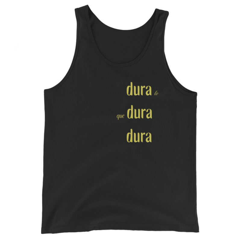 Camiseta sin mangas, para hombre: “Dura lo que dura dura” - Imagen 3