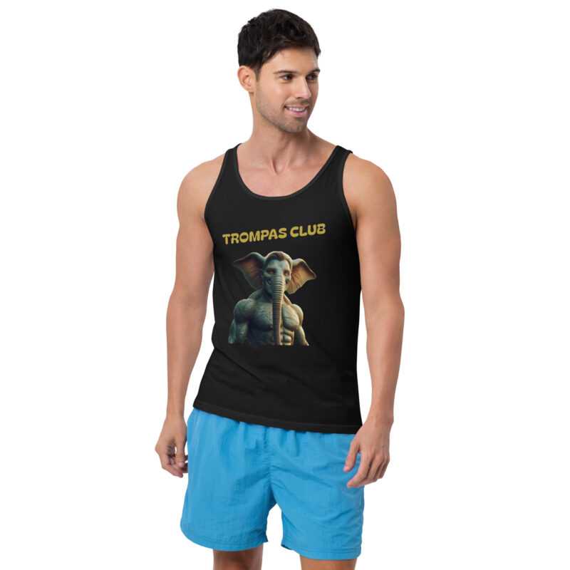 Camiseta sin mangas, para hombre: “Trompas Club”