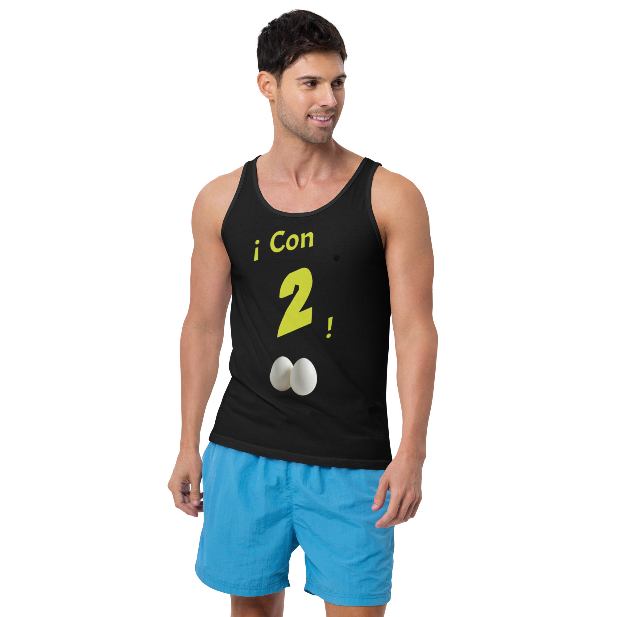 Camiseta sin mangas: “¡Con 2!”