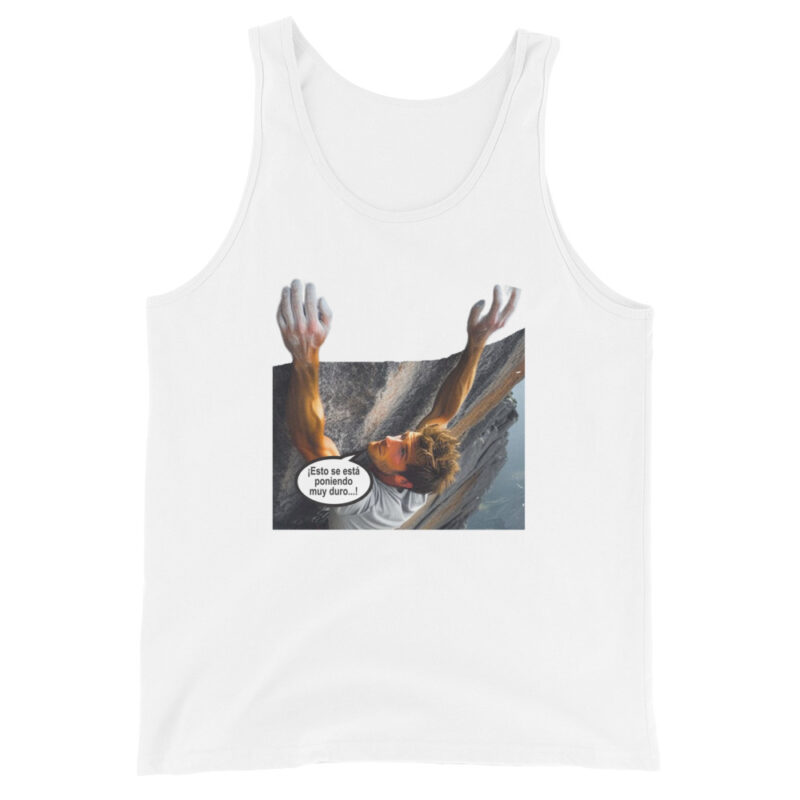 Camiseta sin mangas, para mujer: “Salvándole la vida a un escalador” - Imagen 6