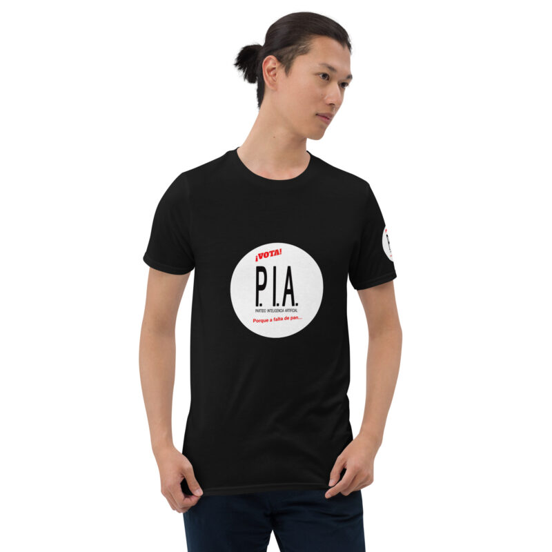 Camiseta de manga corta: “Vota Partido Inteligencia Artificial” - Imagen 2