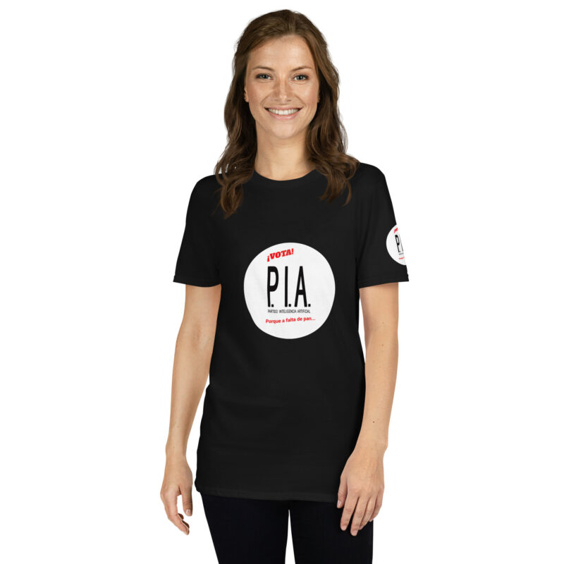 Camiseta de manga corta: “Vota Partido Inteligencia Artificial” - Imagen 3