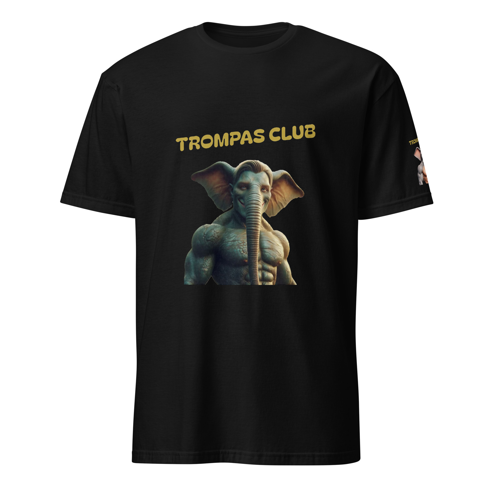 Camiseta de manga corta, para hombre: “Trompas Club”