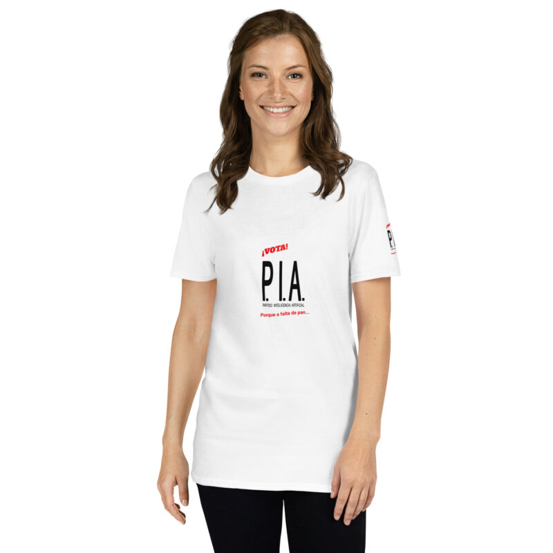 Camiseta de manga corta: “Vota Partido Inteligencia Artificial” - Imagen 9