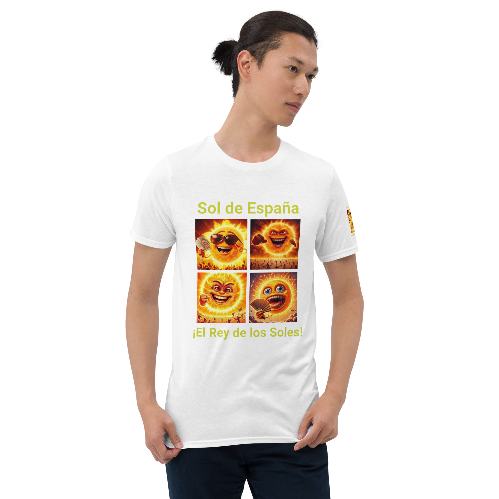 Camiseta de manga corta: “Sol de España”. Con impresión extra en la manga izquierda. Envío incluido. - Imagen 9