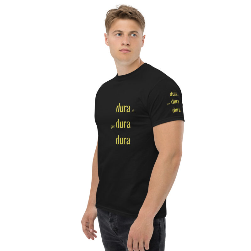 Camiseta de manga corta, para hombre: "Dura lo que dura dura" - Imagen 2
