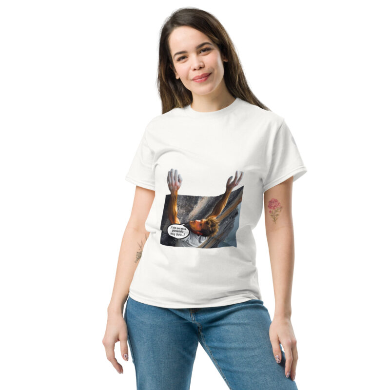 Camiseta de manga corta, para mujer: “Salvándole la vida a un escalador” - Imagen 7