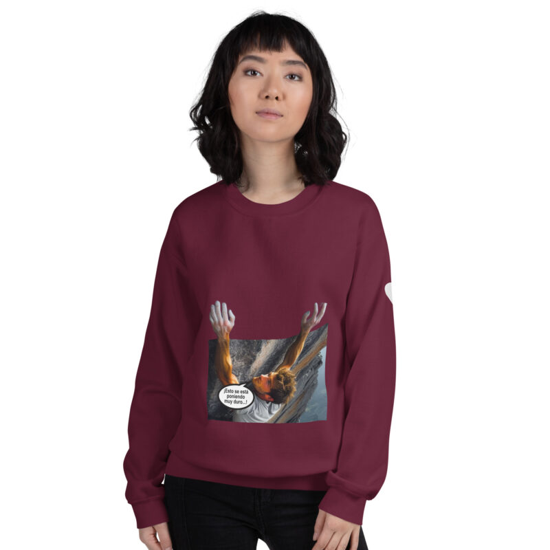 Sudadera, para mujer: “Salvándole la vida a un escalador” - Imagen 5