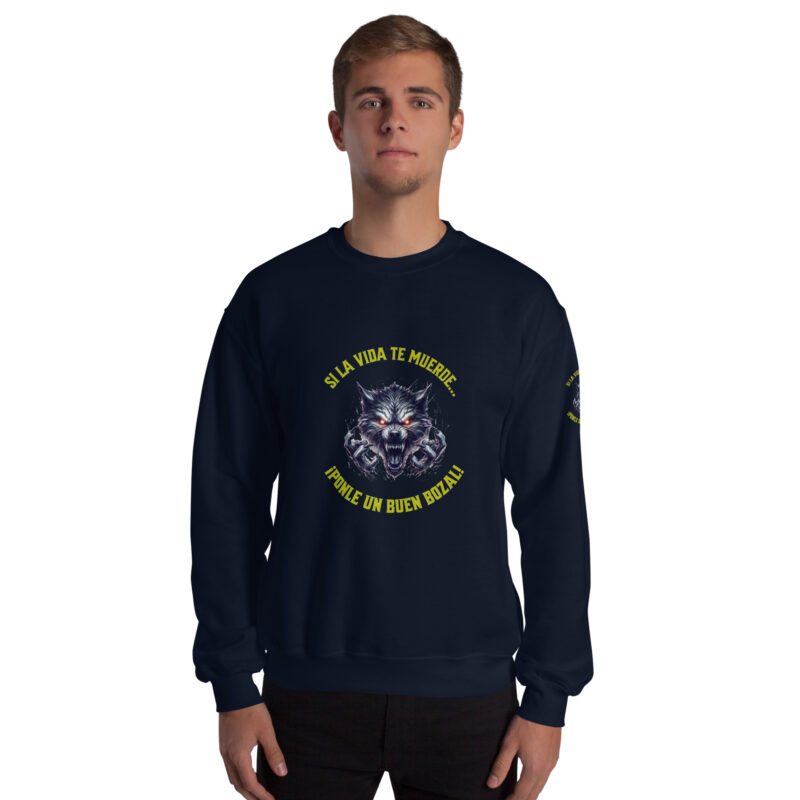 Sudadera: “Si la vida te muerde… ¡Ponle un buen bozal!” - Imagen 6