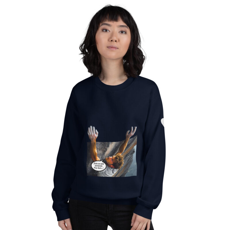 Sudadera, para mujer: “Salvándole la vida a un escalador” - Imagen 3
