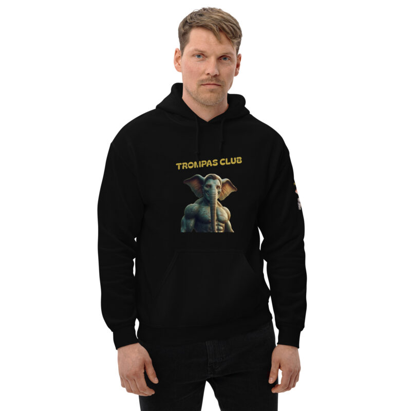 Sudadera con capucha, para hombre: “Trompas Club”