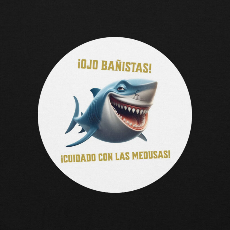 Camiseta de manga corta: “Cuidado con las medusas”