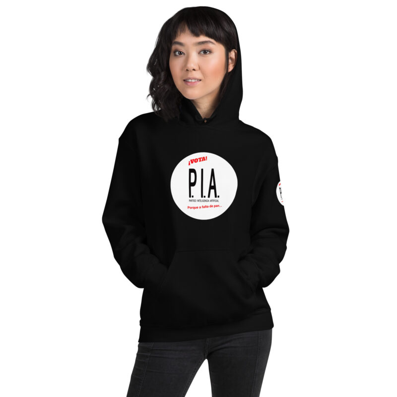 Sudadera con capucha: “Vota Partido Inteligencia Artificial” - Imagen 3