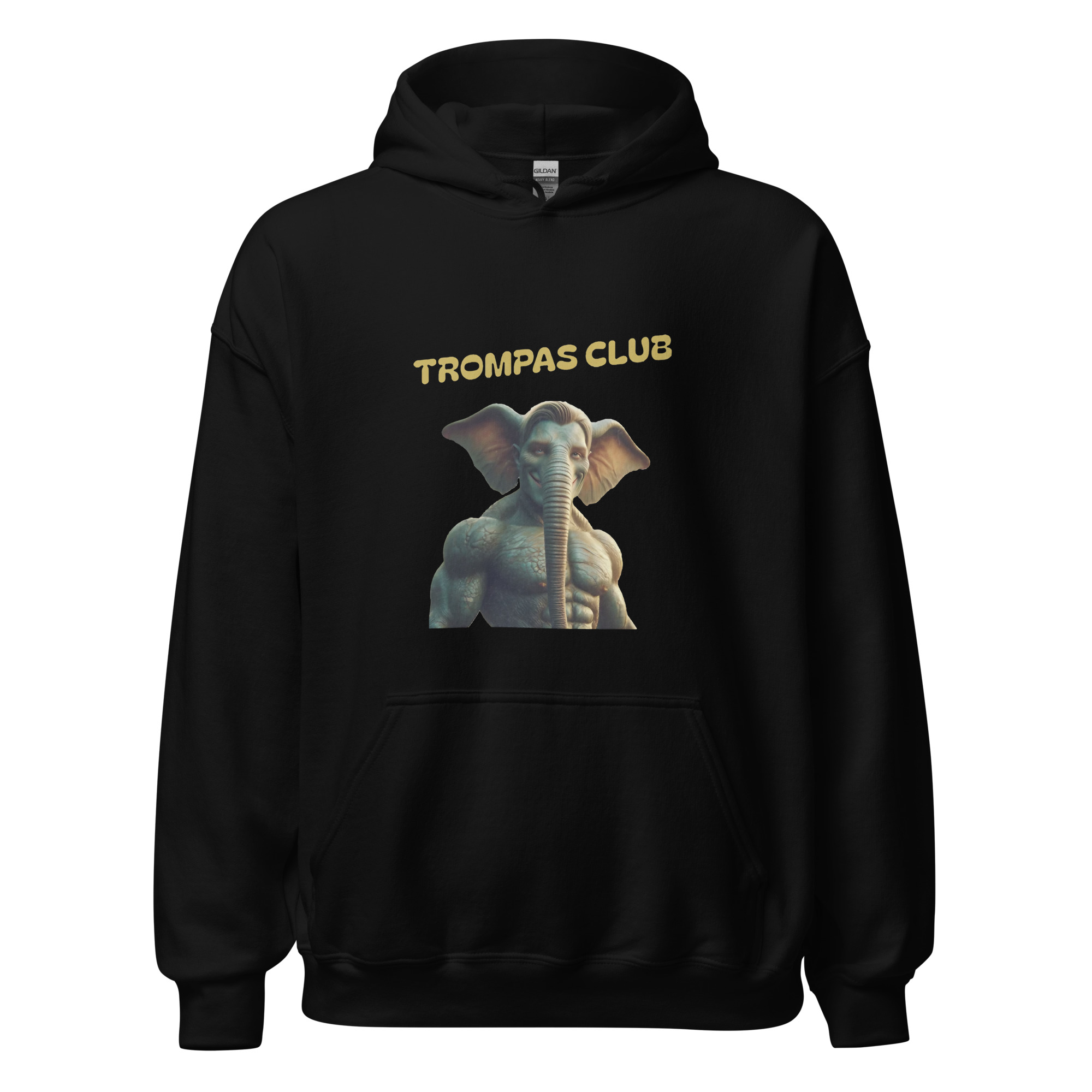 Sudadera con capucha, para hombre: “Trompas Club”. Envío incluido. - Imagen 3