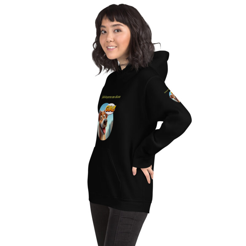 Sudadera, para mujer: “Hasta los perros me dicen Guau” - Imagen 3