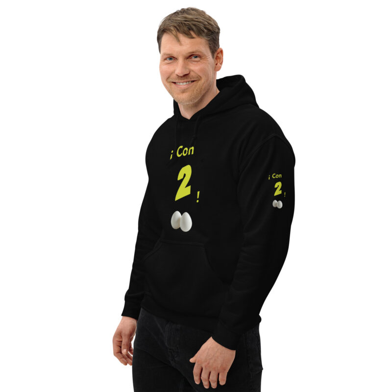 Sudadera con capucha: “¡Con 2!” - Imagen 2