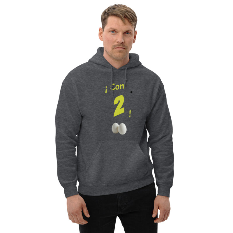 Sudadera con capucha: “¡Con 2!” - Imagen 7
