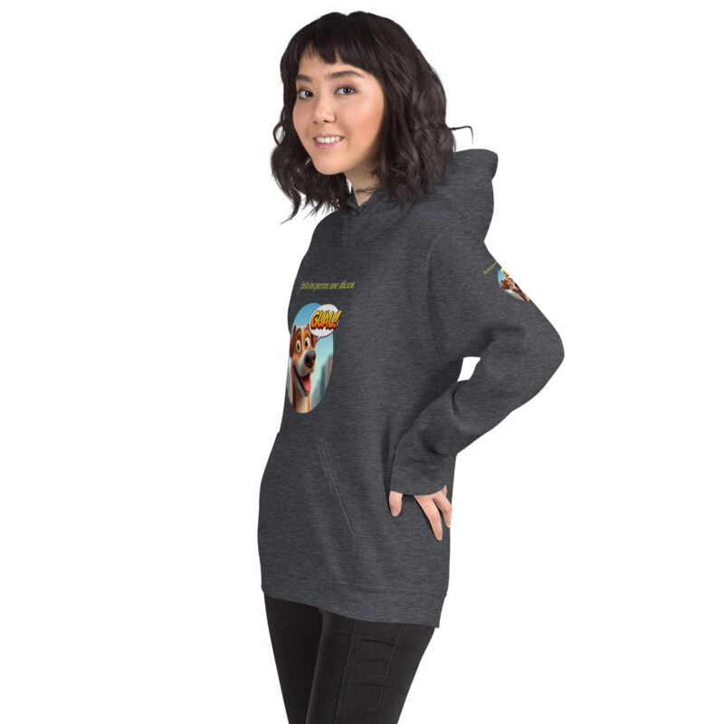 Sudadera, para mujer: “Hasta los perros me dicen Guau” - Imagen 12