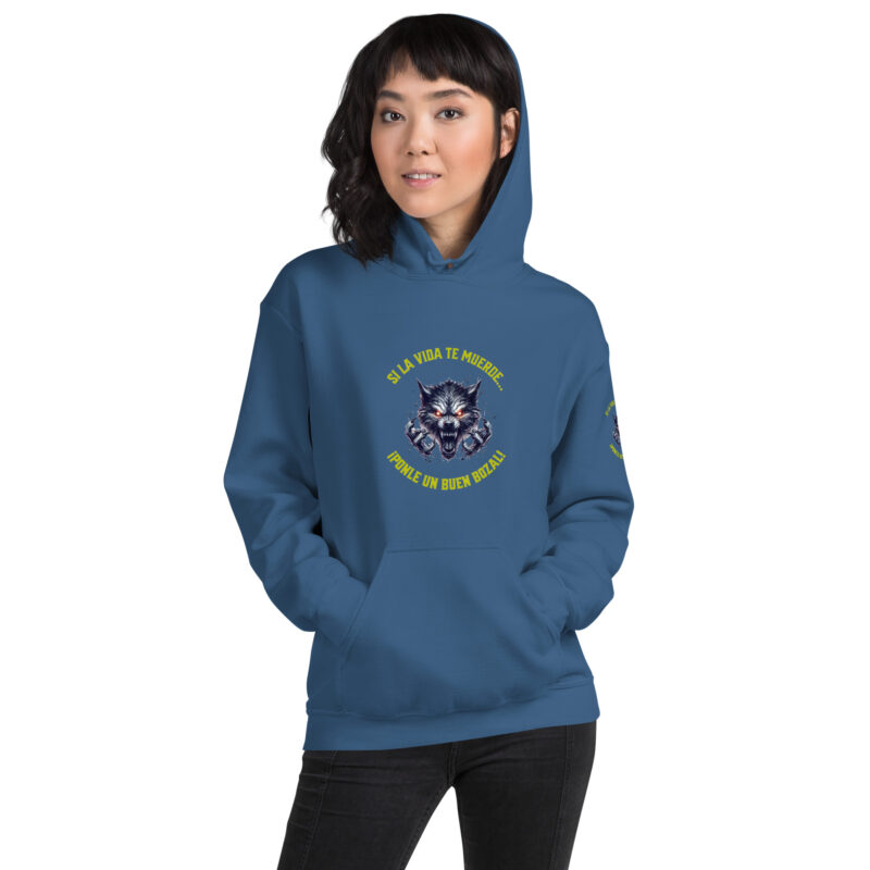 Sudadera con capucha: “Si la vida te muerde… ¡Ponle un buen bozal!” - Imagen 15