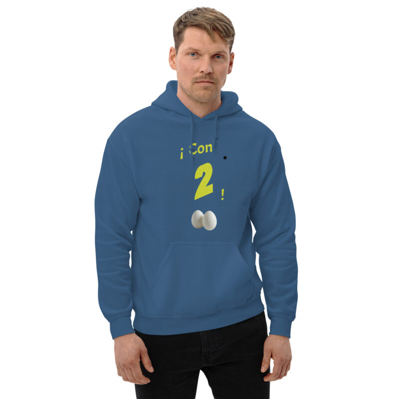 Sudadera con capucha: “¡Con 2!” - Imagen 9