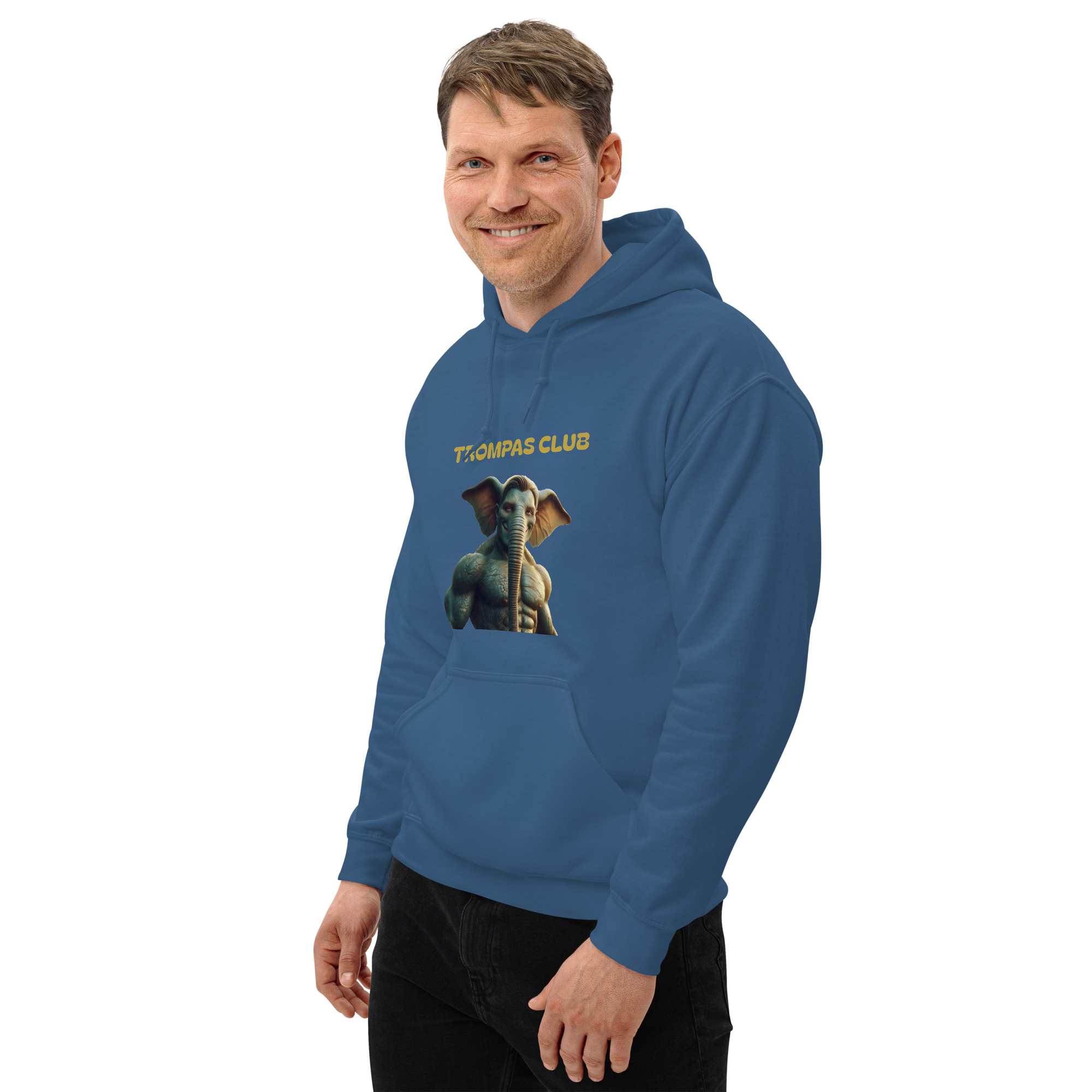 Sudadera con capucha, para hombre: “Trompas Club”. Envío incluido. - Imagen 10