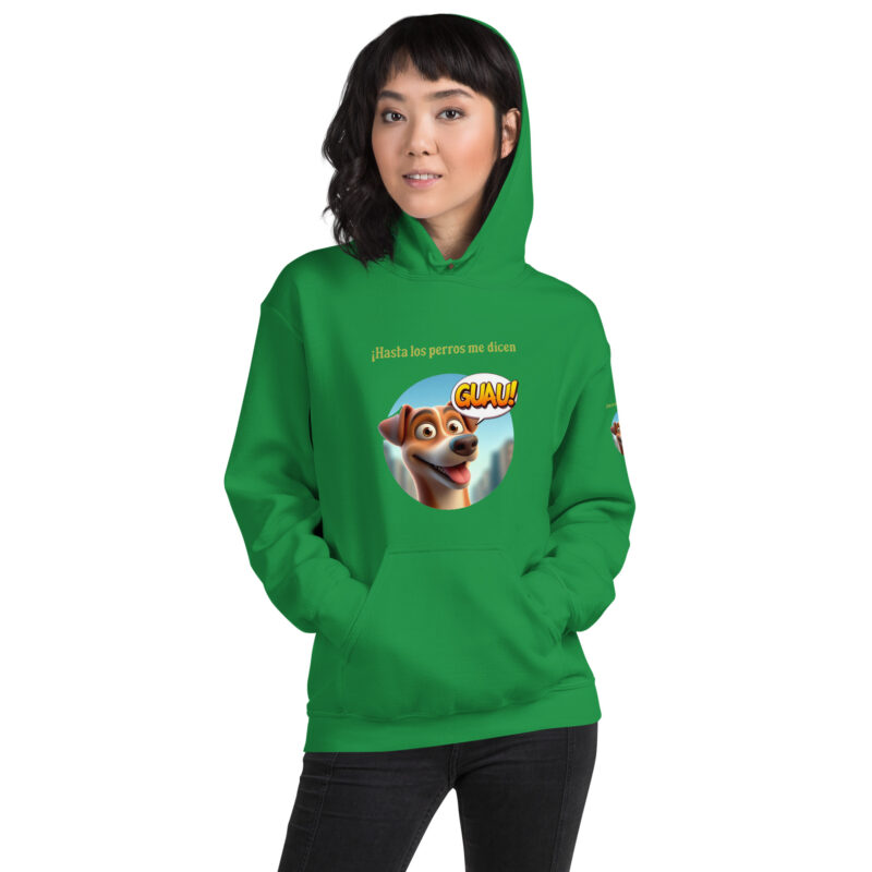 Sudadera, para mujer: “Hasta los perros me dicen Guau” - Imagen 20