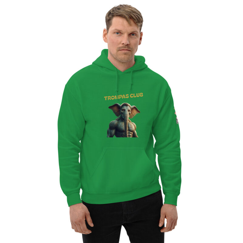 Sudadera con capucha, para hombre: “Trompas Club” - Imagen 13
