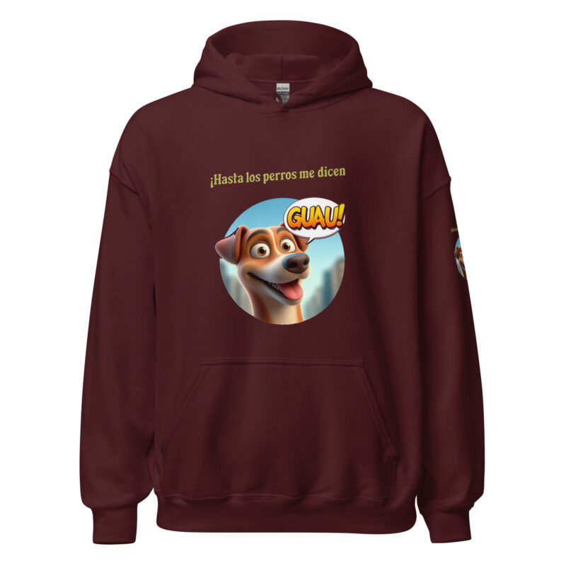 Sudadera, para mujer: “Hasta los perros me dicen Guau” - Imagen 7