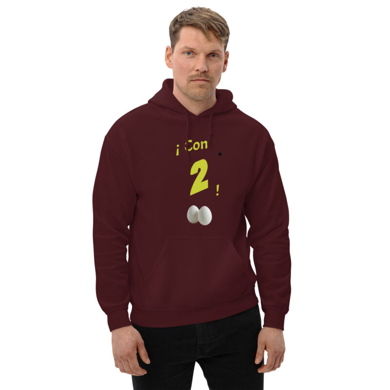 Sudadera con capucha: “¡Con 2!” - Imagen 5