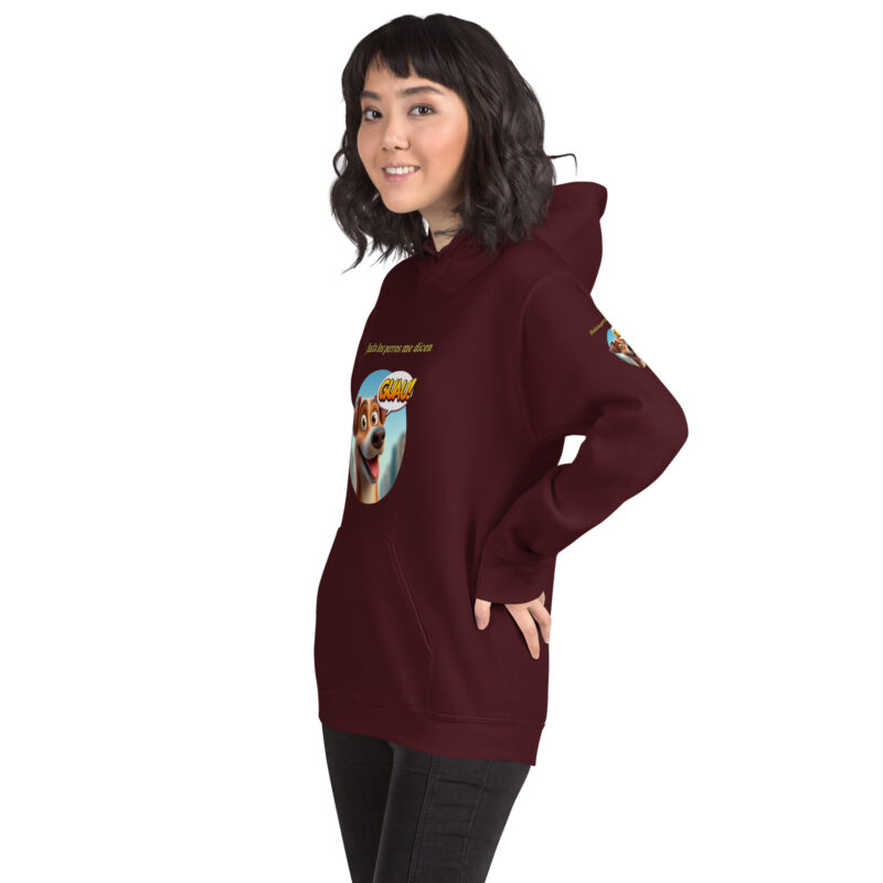 Sudadera, para mujer: “Hasta los perros me dicen Guau” - Imagen 9