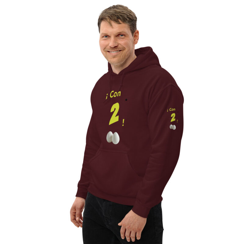 Sudadera con capucha: “¡Con 2!” - Imagen 6