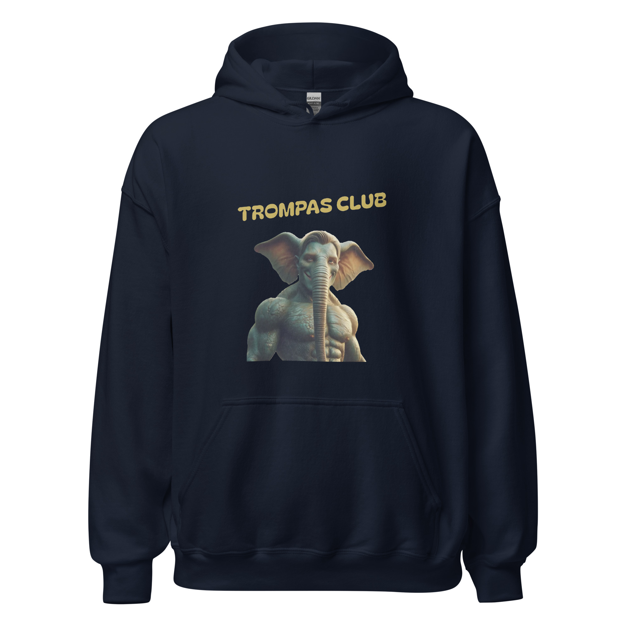 Sudadera con capucha, para hombre: “Trompas Club”. Envío incluido. - Imagen 5
