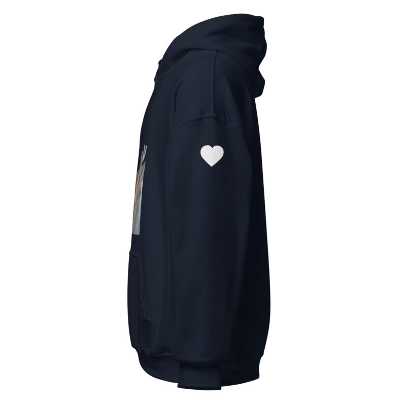 Sudadera con capucha, para mujer: “Salvándole la vida a un escalador” - Imagen 4