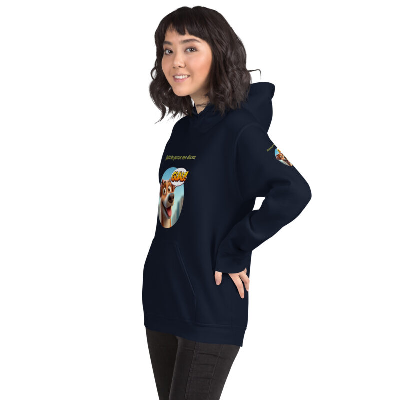 Sudadera, para mujer: “Hasta los perros me dicen Guau” - Imagen 6
