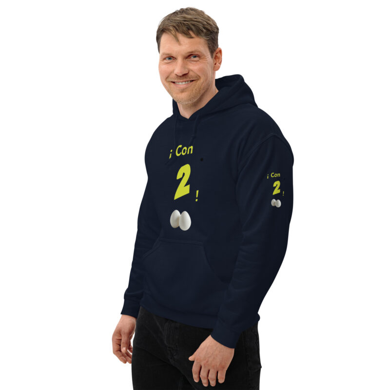 Sudadera con capucha: “¡Con 2!” - Imagen 4