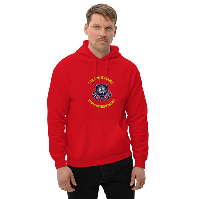 Sudadera con capucha: “Si la vida te muerde… ¡Ponle un buen bozal!” - Imagen 17