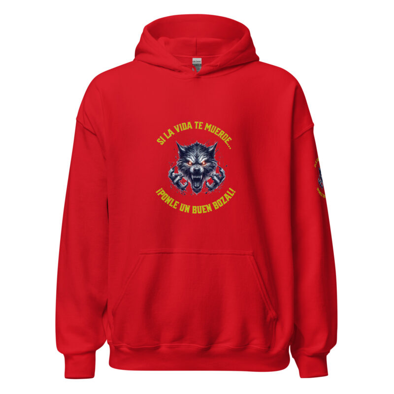 Sudadera con capucha: “Si la vida te muerde… ¡Ponle un buen bozal!” - Imagen 16