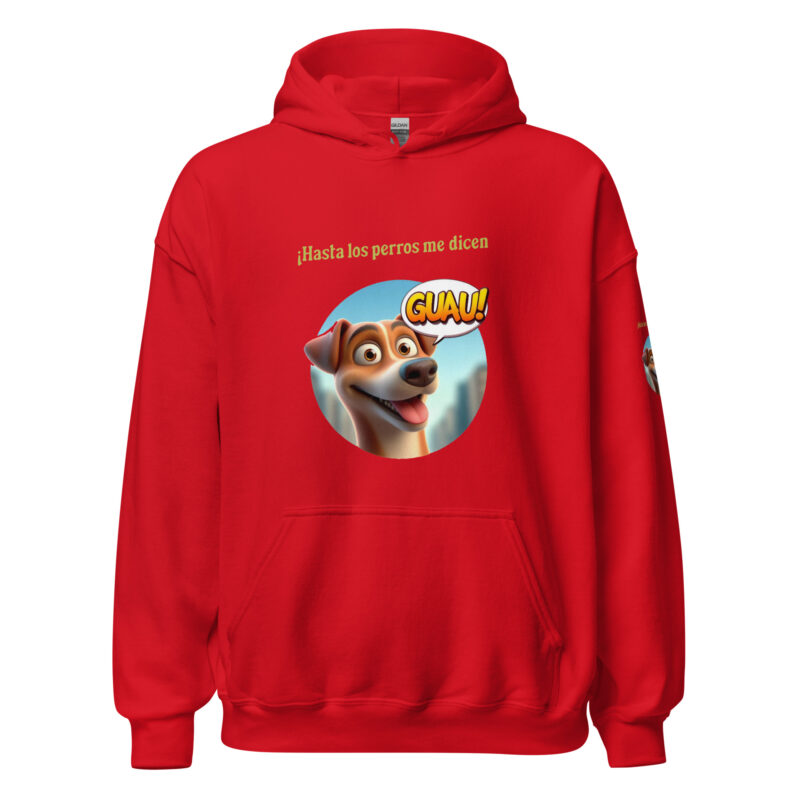 Sudadera, para mujer: “Hasta los perros me dicen Guau” - Imagen 16