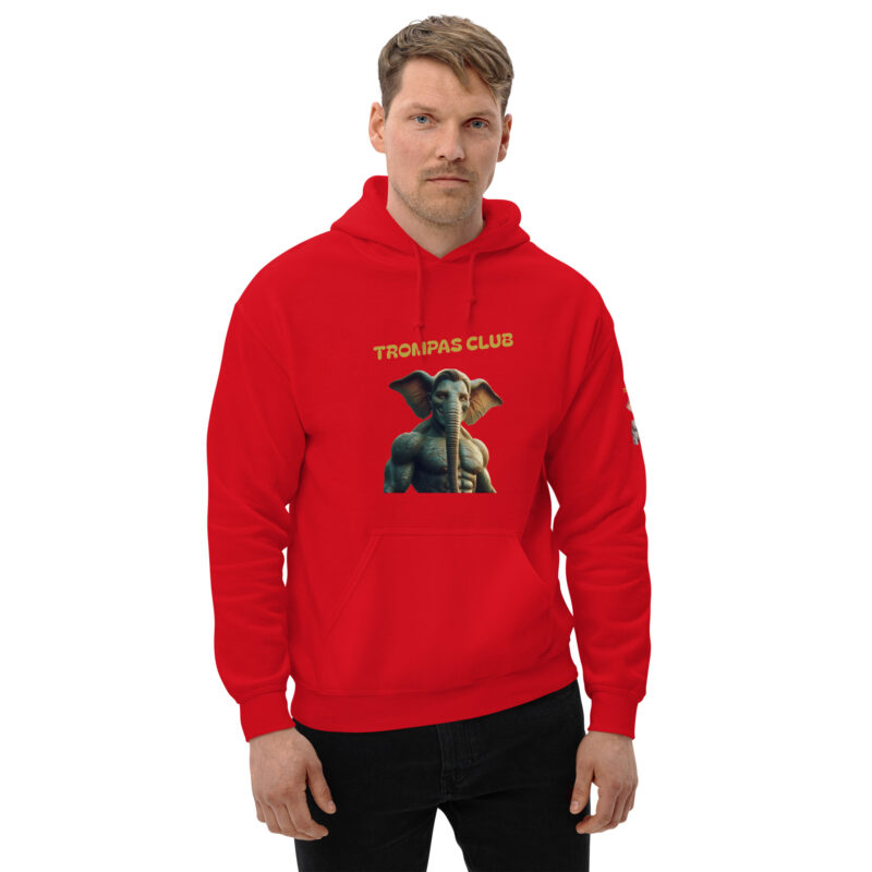 Sudadera con capucha, para hombre: “Trompas Club” - Imagen 11