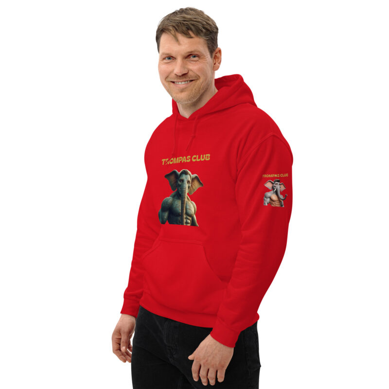 Sudadera con capucha, para hombre: “Trompas Club” - Imagen 12