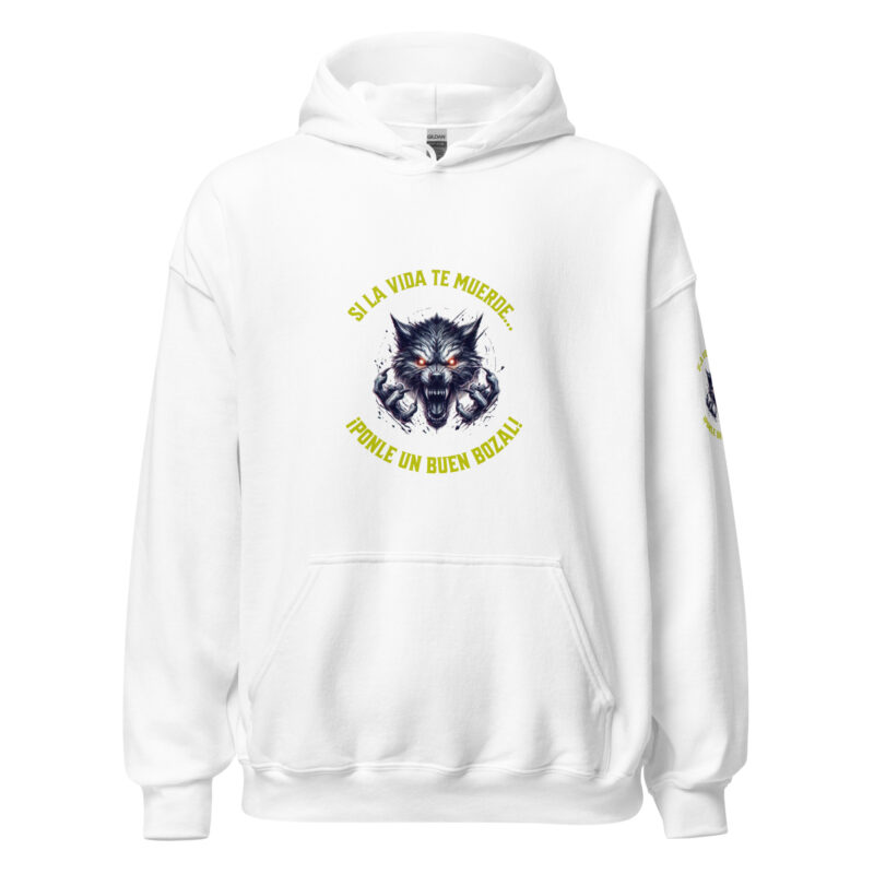 Sudadera con capucha: “Si la vida te muerde… ¡Ponle un buen bozal!” - Imagen 22