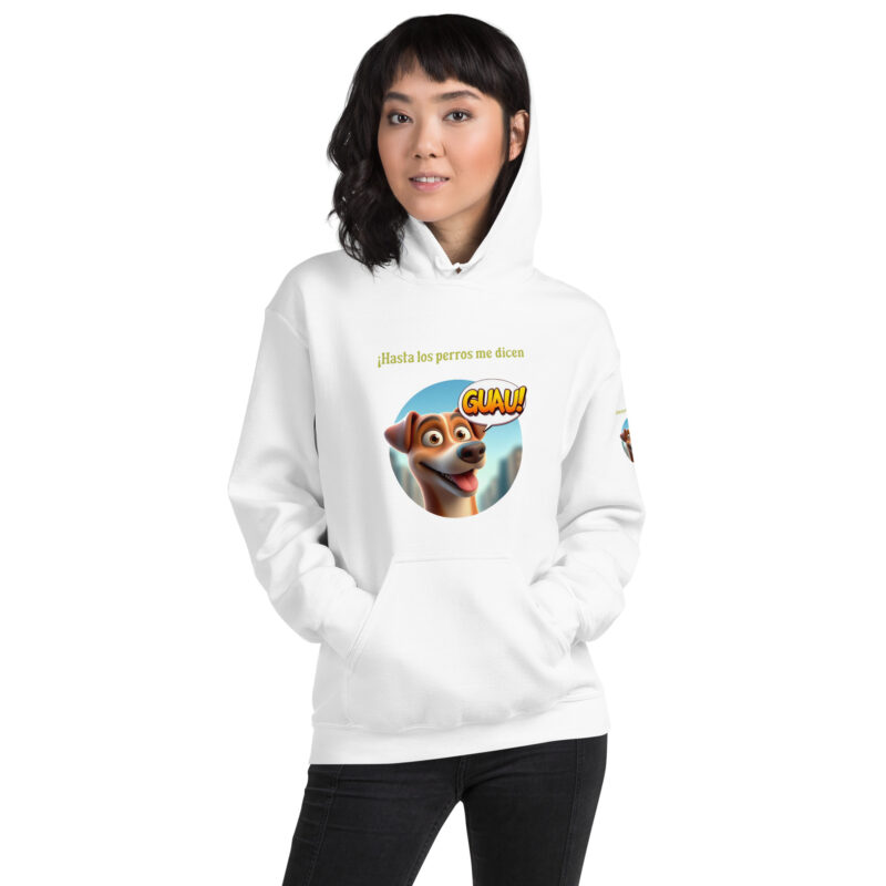 Sudadera, para mujer: “Hasta los perros me dicen Guau” - Imagen 23