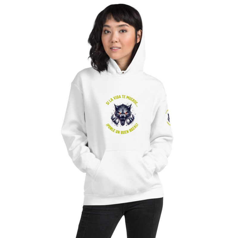 Sudadera con capucha: “Si la vida te muerde… ¡Ponle un buen bozal!” - Imagen 24