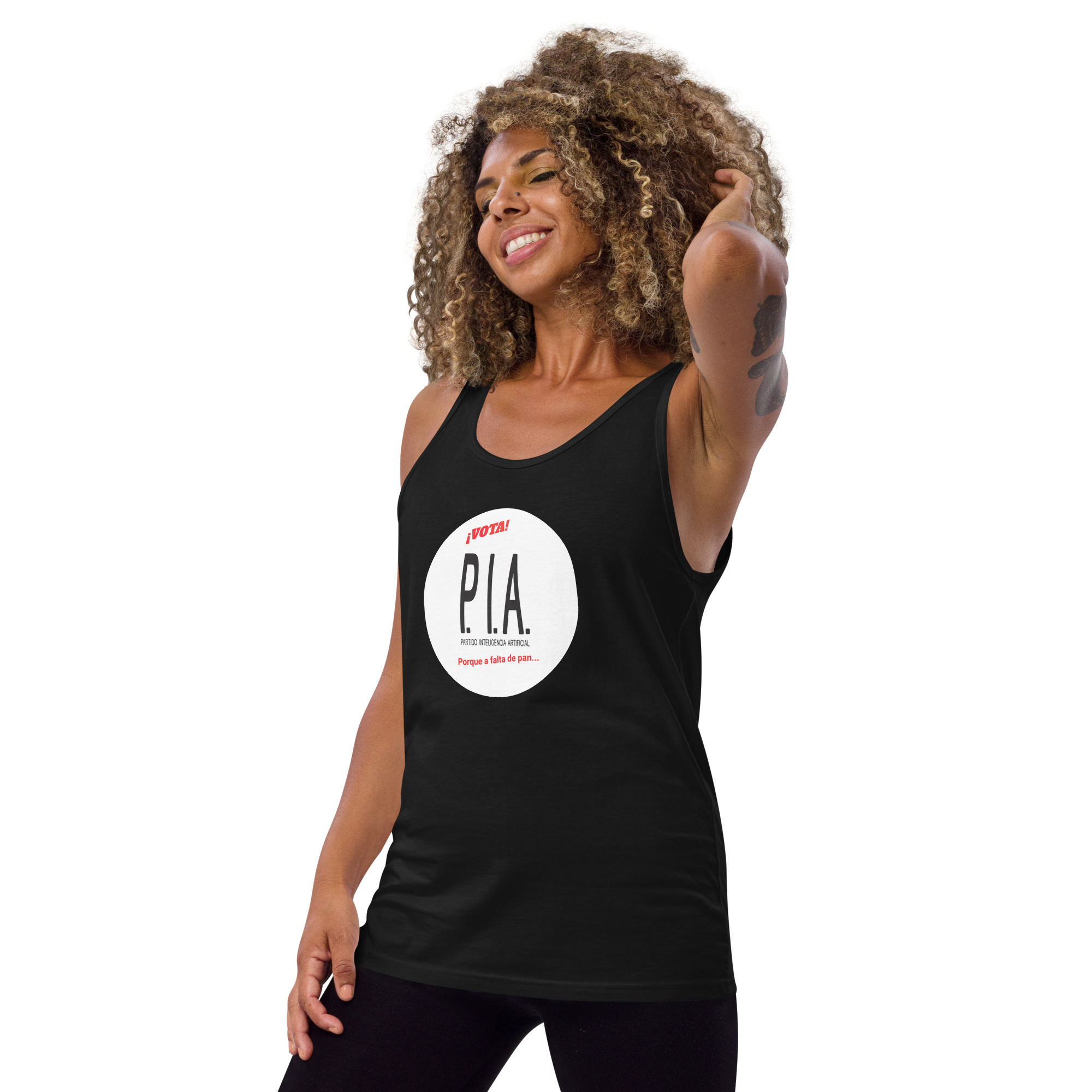 Camiseta sin mangas: “Vota Partido Inteligencia Artificial”. Envío incluido. - Imagen 4