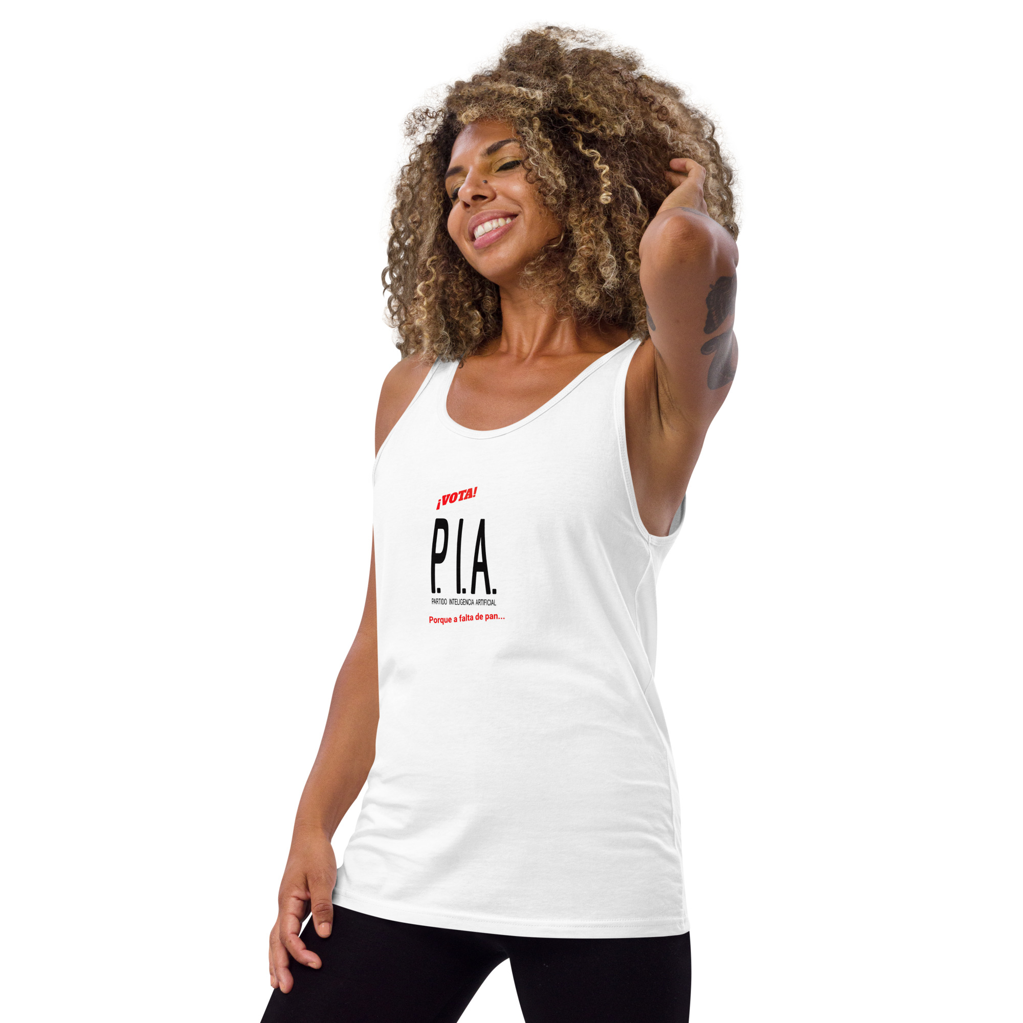 Camiseta sin mangas: “Vota Partido Inteligencia Artificial”. Envío incluido. - Imagen 5